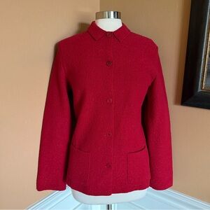 Caroll Vintage French Wool BlazerJacket 40 Classic Minimalist Tailored Wool Coat